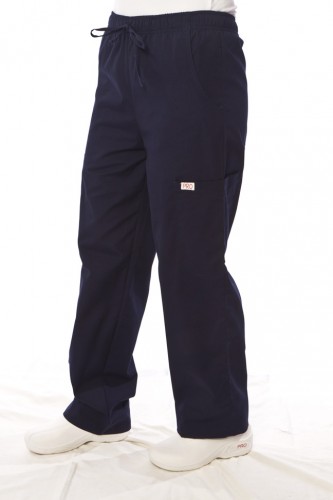 Features elastic waistband with drawstring.
Shown in Navy Blue.
Model is wearing size Small.