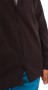 Featuring a 2 way zipper.
Shown in Black.