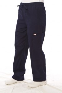 Features elastic waistband with drawstring.
Shown in Navy Blue.
Model is wearing size Small.